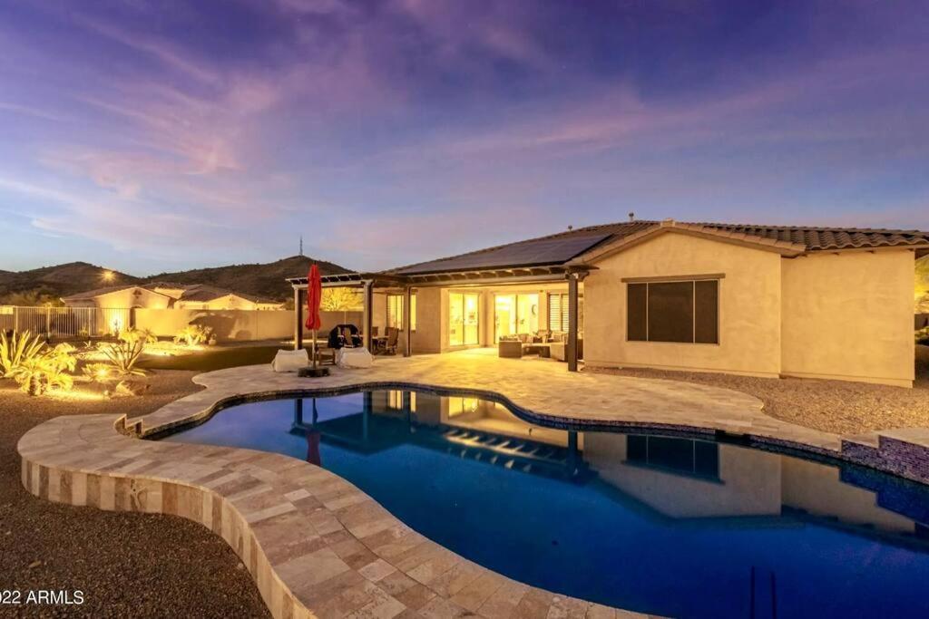 Phoenix Home With Heated Pool, Desert Views & Hot Tub Anthem Bagian luar foto
